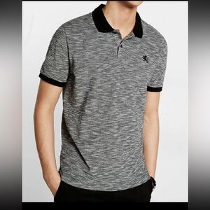 NWT Express Men's Small Lion Pique Polo Shirt